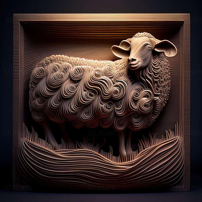 3D model electric sheep (STL)